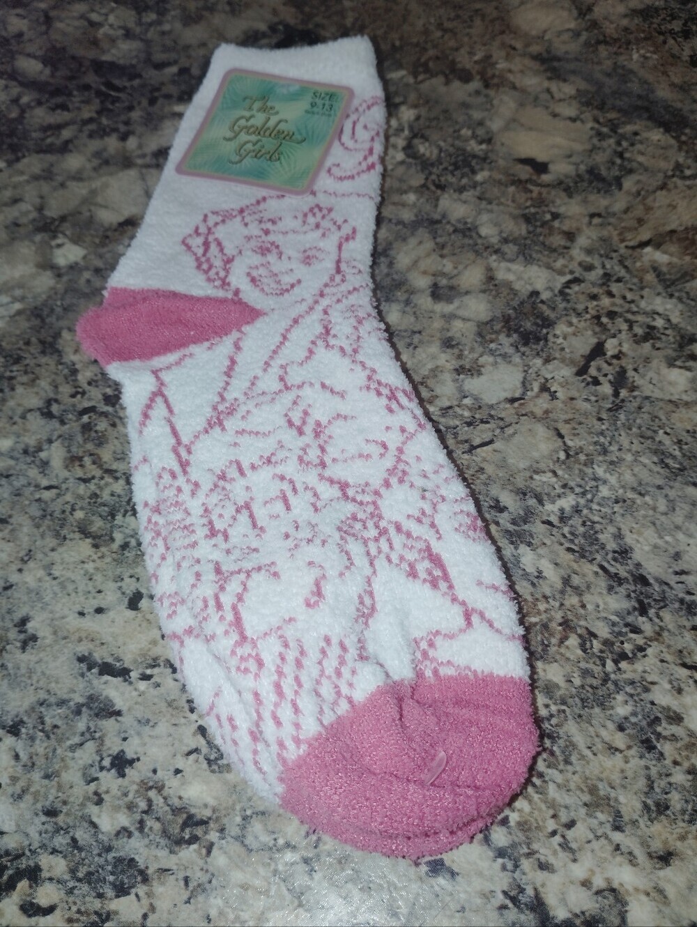 Nwt Golden Girls Fuzzy Fleece Socks New With Tags